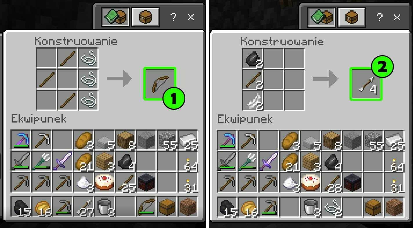 Jak Sie Robi łuk W Minecraft